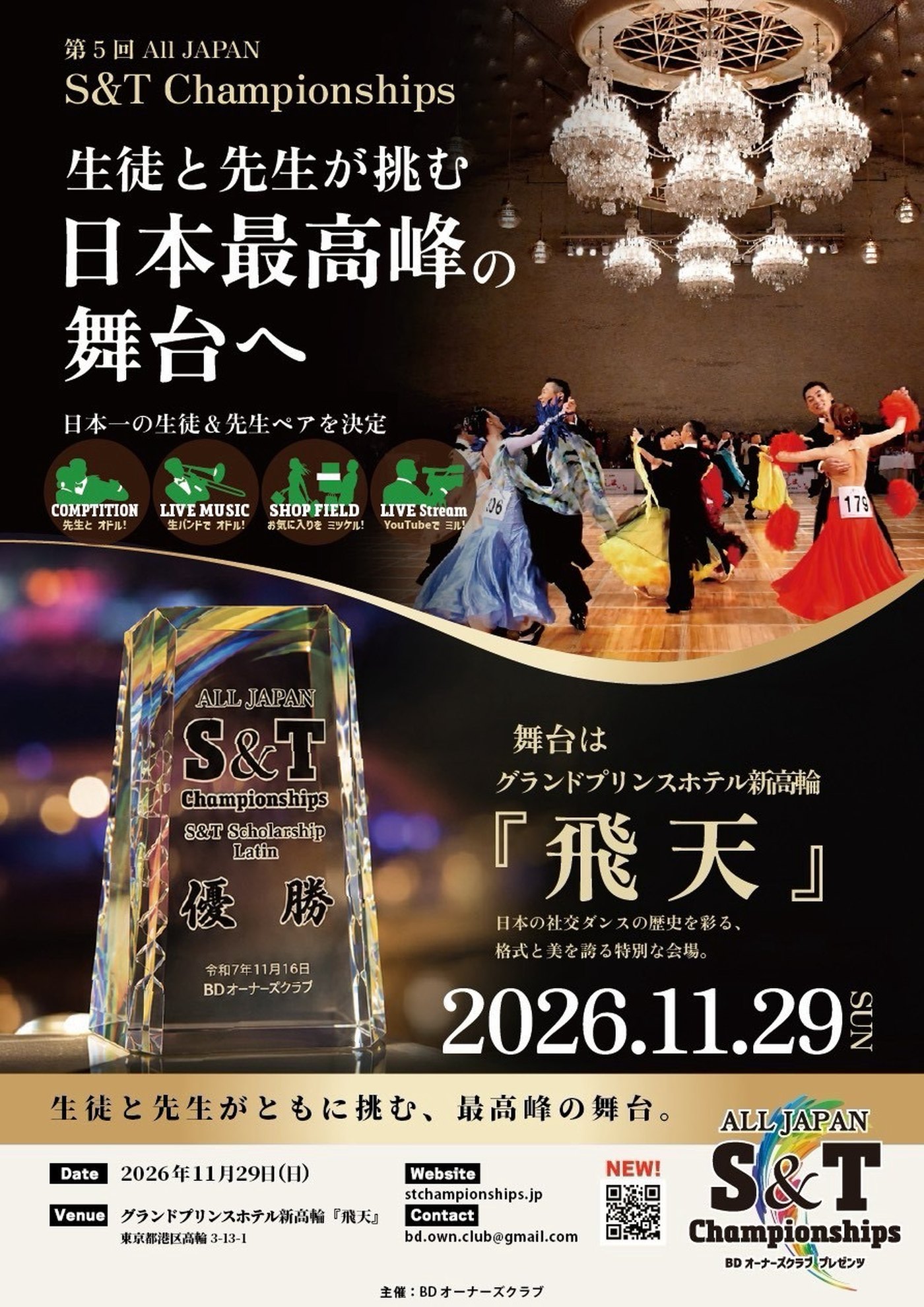 第5回 All JAPAN S&T Championships ポスター